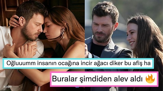 Serenay Sarıkaya ve Kıvanç Tatlıtuğ'u Bir Araya Getiren Aile Dizisinin Afişi Herkesi Mest Etti!