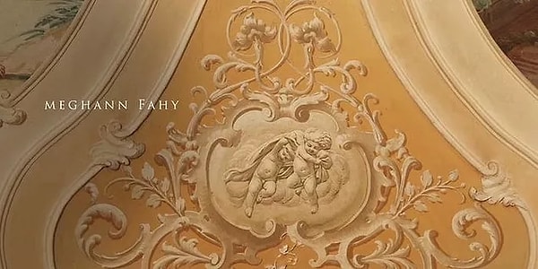 17. Meghann Fahy's name appears next to two angels representing Daphne's two young children.