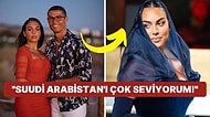 Ronaldo ile Olan İlişkisiyle Gündeme Gelen Georgina Rodriguez Ödül Törenindeki Kıyafetiyle Epey Konuşuldu!