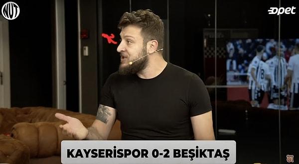 Kayserispor-Beşiktaş maçında NutSpor Youtube kanalında yorumcu olan Batuhan Karadeniz, Sergen Yalçın ile ilgili anısını anlattı.