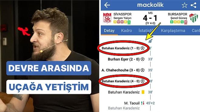 Batuhan Karadeniz'in Sergen Yalçın ile Anlaşıp 45 Dakikada 2 Gol Atarak İstanbul'a Gittiği Eğlenceli Anısı