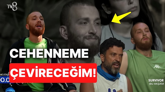 Survivor 8. Bölüm Fragmanında Aziz Yokluk Adasına Gidince Sinirden Delirdi: "Adayı Cehenneme Çevireceğim"