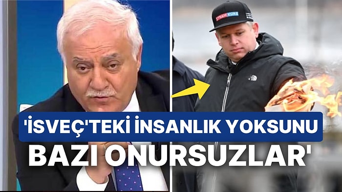 Yerden Yere Vurdu: Nihat Hatipoğlu, Kur'an-ı Kerim'i Yırtan İsveçli Siyasetçiye Ateş Püskürdü