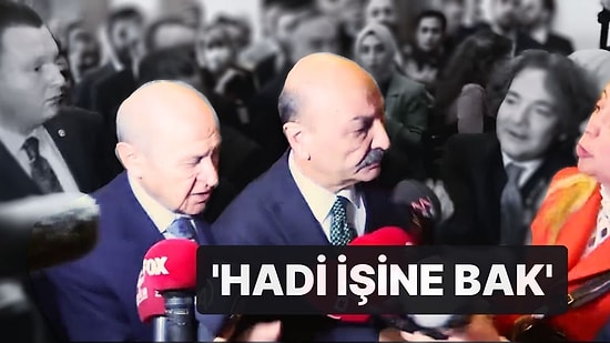 Bahçeli 'Sinan Ateş' Sorusuna Sinirlendi, Gazeteciyi Azarladı! 'Hadi İşine Bak'