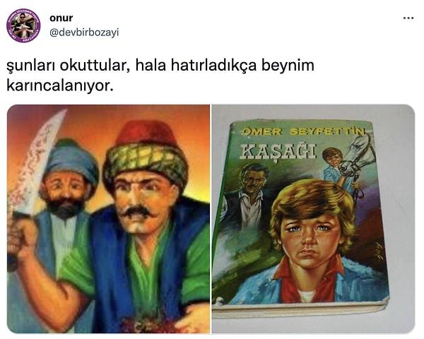 Twitter kullanıcısının çocukluk travması olarak tanımladığı kitabı paylaşması sosyal medyada gündem oldu.