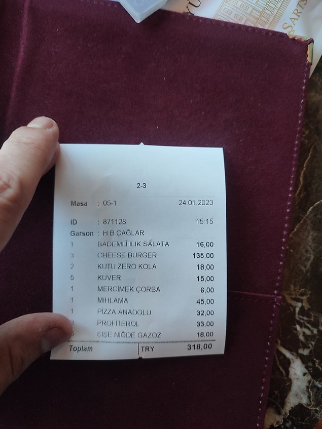 Meclis'teki Yemek Fiyatlar�n� G�r�nce Tad�n�z Ka�acak