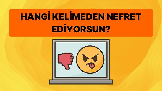 Verdiğin Cevaplara Göre En Nefret Ettiğin Kelimeyi Tahmin Ediyoruz!