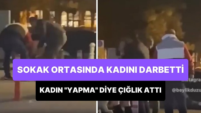 İstanbul'da Bir Kadının Yere Yatırılarak Darbedildiği Korkunç Görüntüler