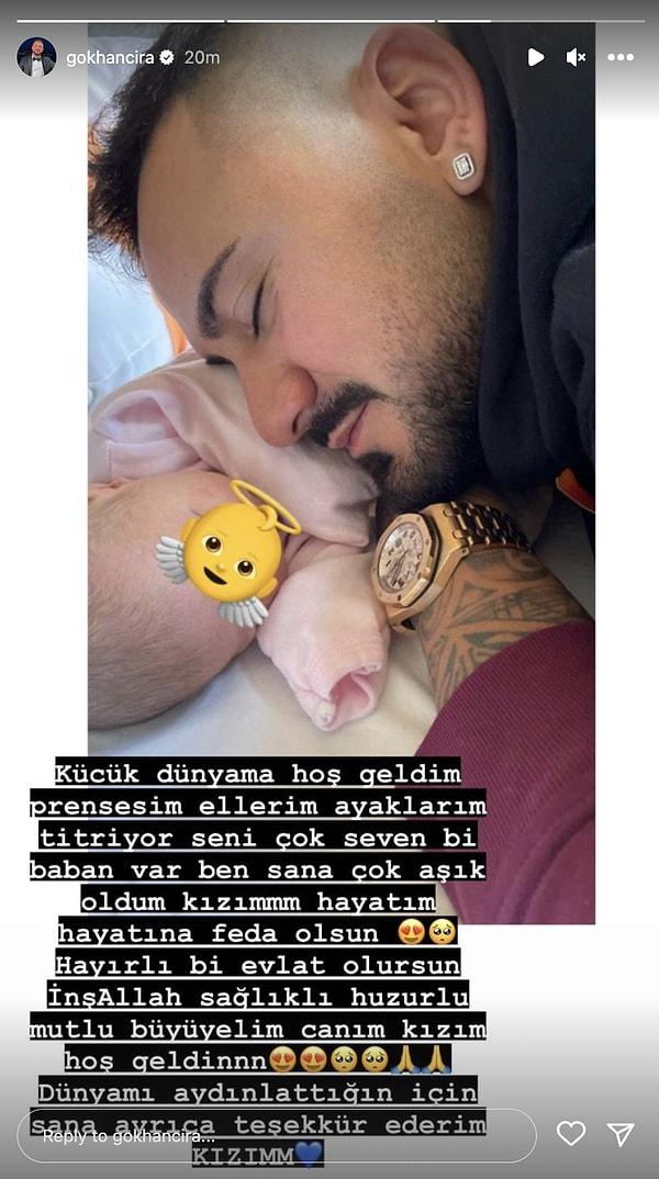 Ve asıl şaşkınlığı bugün yaşadık! Gökhan Çıra yaptığı Instagram paylaşımıyla baba olduğunu duyurdu...