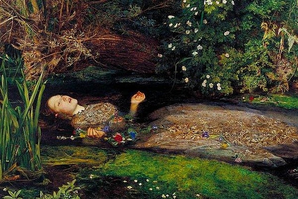 6. Ophelia, Sir John Everett Millais, 1851-52