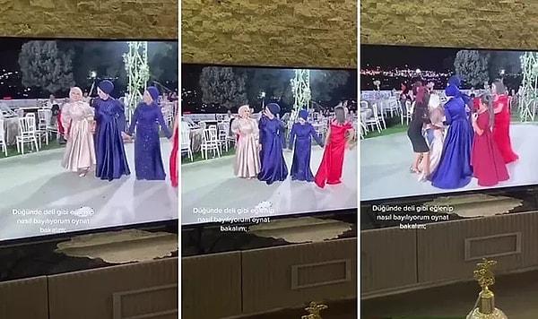 2-  TikTok kullanıcısı Zeynep Rana, 'Düğünde deli gibi eğlenip nasıl bayılıyorum oynat bakalım' başlığıyla bir video paylaştı.