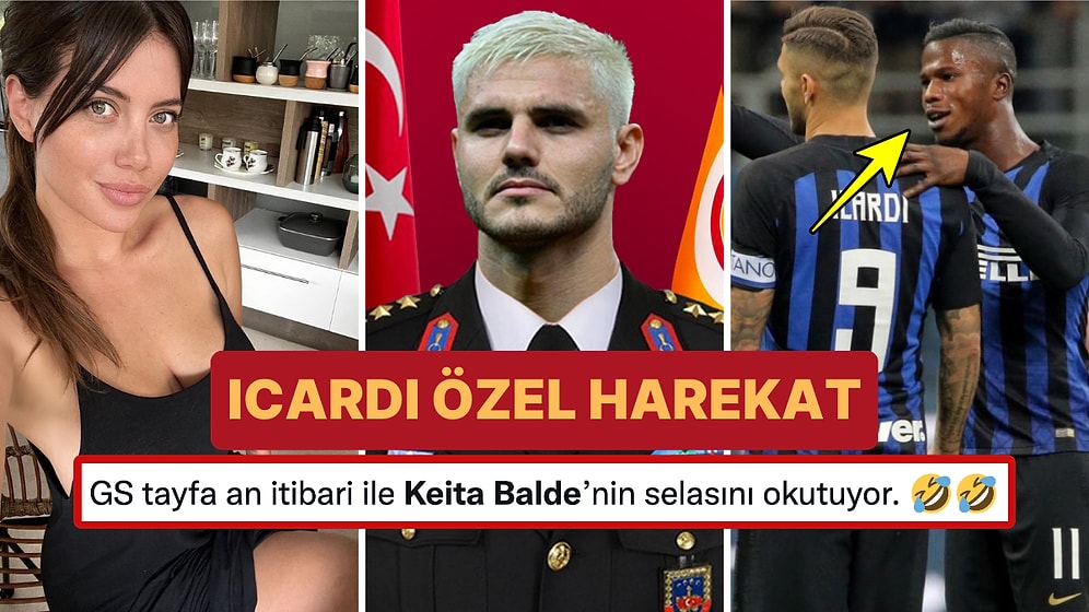 Kaos Var Koşun! Icardi, Keita Balde'nin Wanda Nara'ya Yürüdüğünü İfşa Etti, Sosyal Medya Yıkıldı
