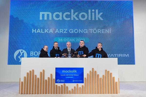 Borsa İstanbul'da gong Mackolik için çaldı!