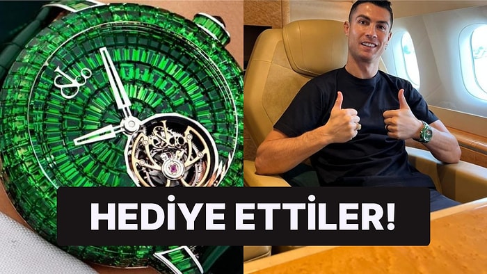 Dünyaca Ünlü Futbolcu Cristiano Ronaldo'ya Hediye Edilen Saatin Fiyatı Dudak Uçuklattı!