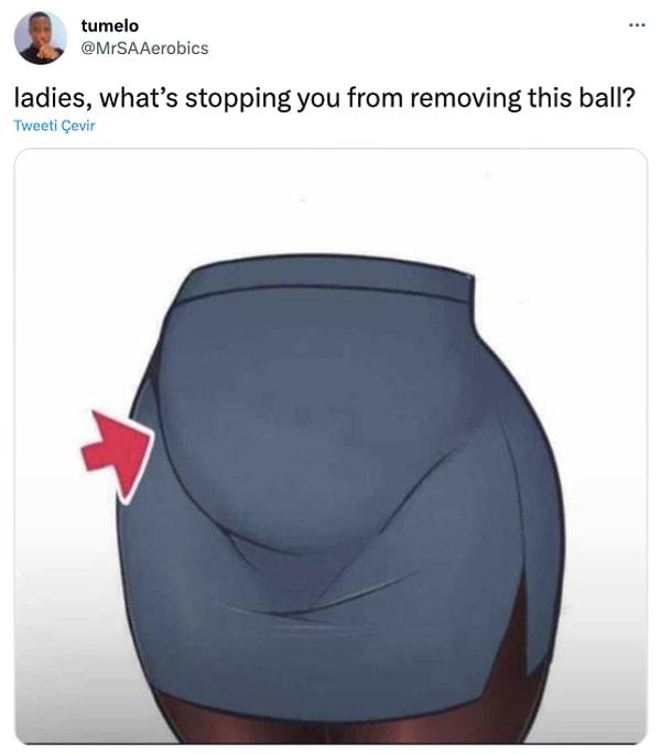Sosyal medyada, 'Kızlar, sizi şu göbeğinizi eritmekten alıkoyan şey ne?' paylaşımı gündem oldu.
