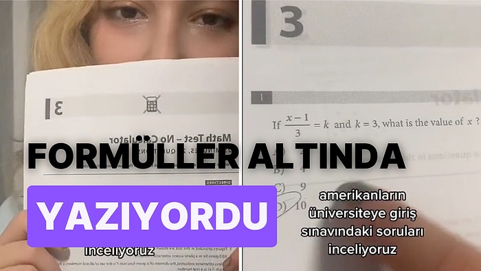 Amerikalıların Üniversite Sınavında Sorulan Matematik Sorularını YKS ile Kıyaslayınca Dumur Olacaksınız