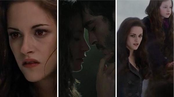 Bella, Edward ile evliliğinden olan Renesmee'yi dünyaya getirirken ölümle burun buruna gelmişti. Sevdiği kadının ölmesine izin vermeyen Edward, Bella'yı vampire dönüştürmüştü. Vampire dönüşen Bella kalkan gücü kazanmış ve çevresindekileri tüm saldırılara karşı koruyabilmişti. 🧛 Şahsu ise uzun süre reddettiği Maran'a olan aşkını kabul edince tıpkı Bella gibi kalkan gücü kazanıyor.