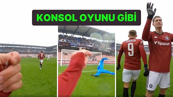 Vücuduna GoPro Kamerası Yerleştirilen Futbolcunun Gözünden Gol Anını İzlemeye Doyamayacaksınız