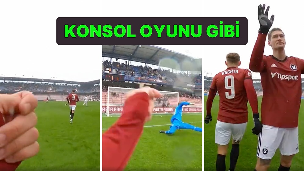 Vücuduna GoPro Kamerası Yerleştirilen Futbolcunun Gözünden Gol Anını İzlemeye Doyamayacaksınız