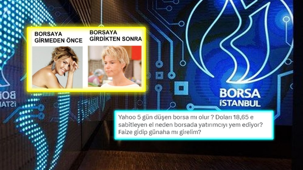 Borsa'da Hafta Boyunca Gün Yüzü Göremeyen Yatırımcılar Sosyal Medyada Coştu