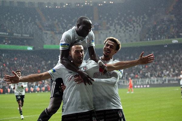 Bu sonuçla birlikte Beşiktaş, puanını 38'e yükseltti. Alanyaspor ise 25 puanda kaldı.