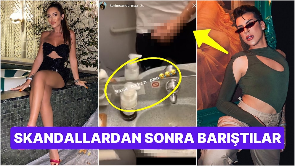 Cinsel Mesajların İfşasından +18 Uçak Videosuna: Skandalları Bitmeyen Selin Ciğerci ve Kerimcan Durmaz Barıştı