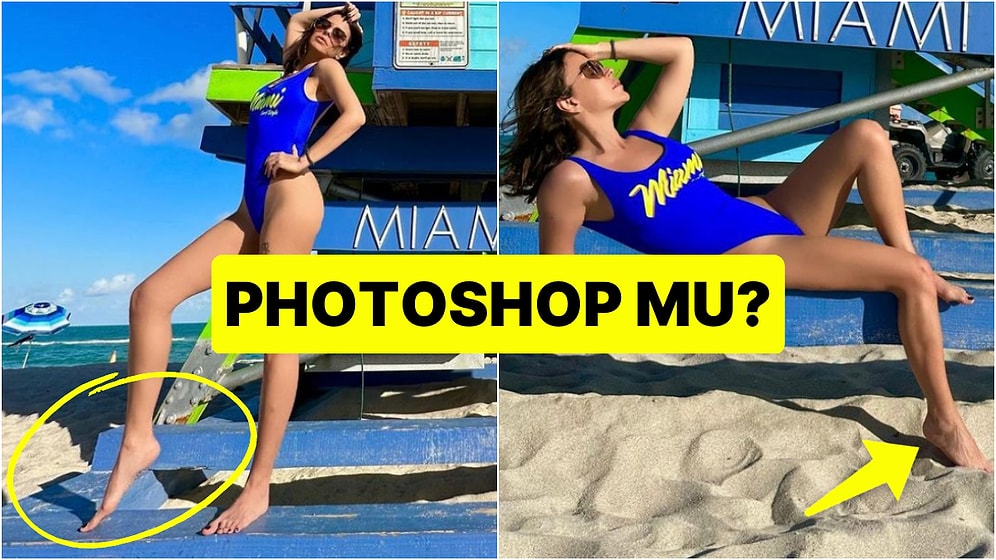 Tatilden İddialı Pozlar Paylaşan Simge'nin Ayakları Dikkat Çekince Ortalık Fena Halde Karıştı!