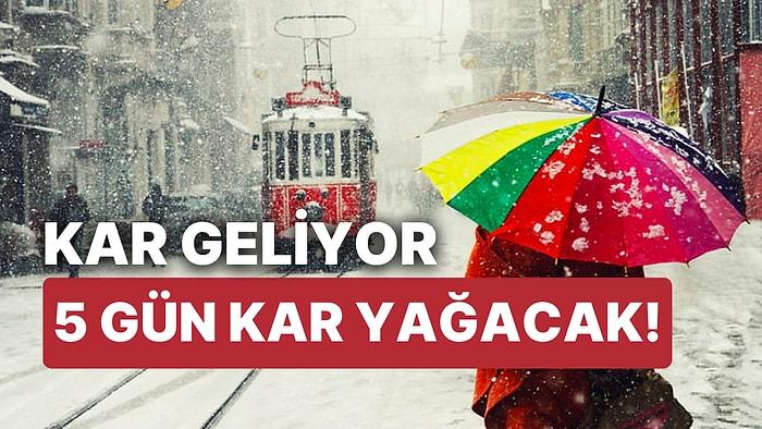 Meteoroloji Uzmanları Kar Yağışı İçin Tarih Verdi: 5 Gün Sürecek Kar Yağışı İstanbul'a Ne Zaman Geliyor?
