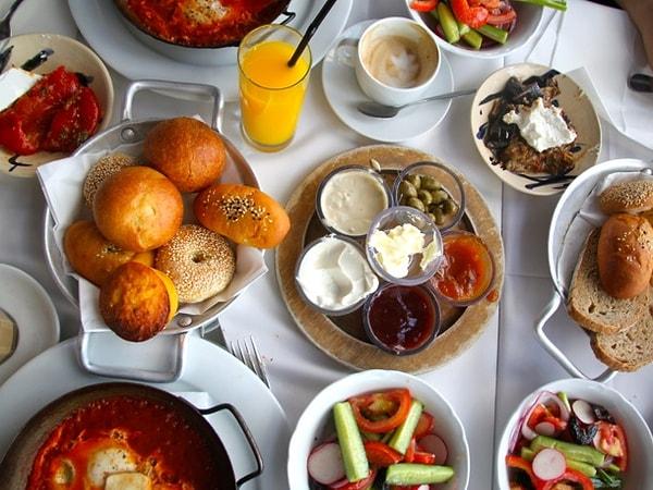 10. İsrail kahvaltısı