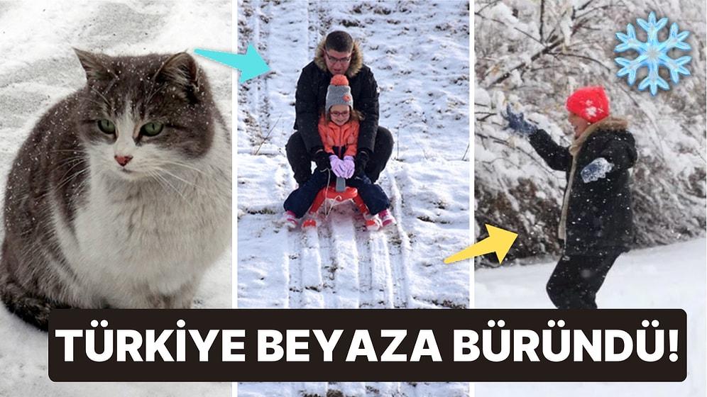 Türkiye Beyaza Büründü: Yurdun Dört Bir Yanından Birbirinden Etkileyici Kar Manzaraları
