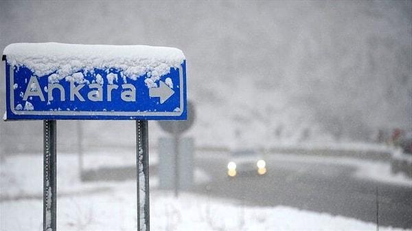 Ankara'da özellikle 3 Şubat ile 8 Şubat arasında batı bölgelerde çok yoğun kar yağışları bekleniyor.