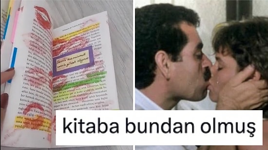 Okuduğu Kitabı Öpücüklere Boğarak Bi' Garip Hale Getiren Kullanıcı Fena Tiye Alındı
