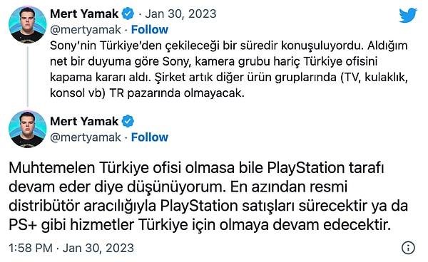 Bir diğer iddia ise Sony'nin Türkiye'de yola yalnızca kamera grubundaki ürünler ile devam edeceği.