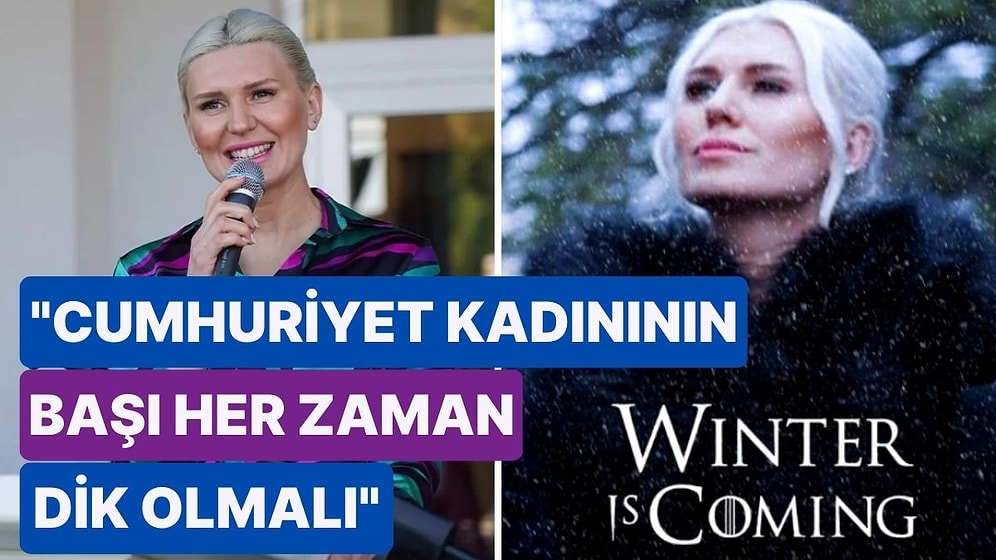 'Bilecikli Targeryan' Melek Mızrak Subaşı: "Cumhuriyet Kadınlarının Her Zaman Başı Dik Durmalı"