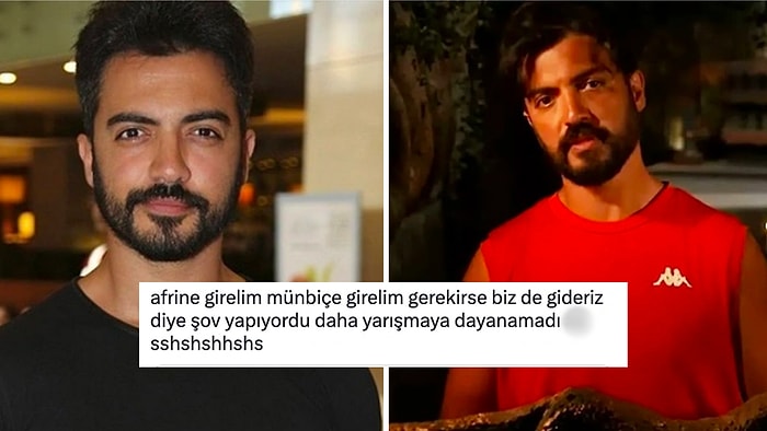 Survivor'ın Üçüncü Haftasında Yarışma Koşullarına Dayanamayıp Ayrılma Kararı Alan Yusuf Güney'e Gelen Yorumlar