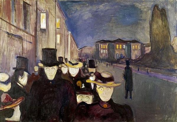 Çığlık, Munch için arayışının özünü temsil ediyordu. Onun resmettiği şey, görülen ya da dokunulan bir şey değildi, onun sanatı, ruh halinin sanatıydı.