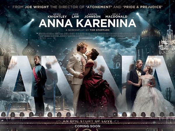 Anna Karenina, Lev Nikolayeviç Tolstoy'un 1877 yılında yayınlanan aynı adlı romanından Oscar Ödüllü Tom Stoppard tarafından sinemaya uyarlanmıştır.