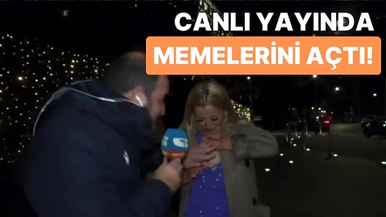 Galibiyet Sevincini Canlı Yayında Memelerini Açarak Gösteren Kadın Taraftar Sunucuyu Şoka Uğrattı