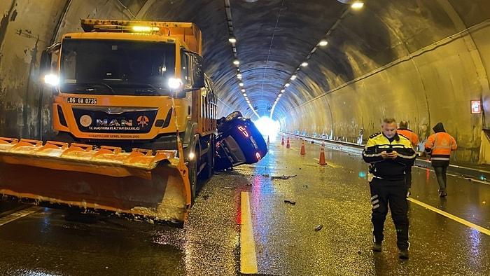 Bolu Dağı Tüneli’nde Kaza: İstanbul İstikameti Kapatıldı