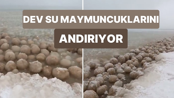 Buzdan Yumurtalarla Dolu Gibi Görünen Okyanus Görüntüsü Sosyal Medyada Viral Oldu!