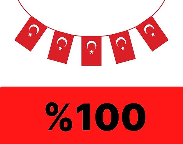 Sen %100 Türksün!