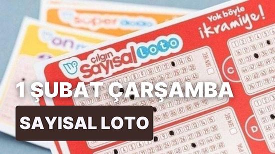 Sayısal Loto Sonuçları Açıklandı: 1 Şubat Çarşamba Çılgın Sayısal Loto Sonuçları ve Kazandıran Numaralar