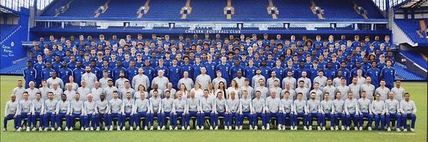 9. Son transferlerden sonra Chelsea takım fotoğrafı 😂