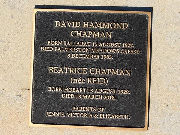 Avustralya'da Tazmanya merkezli The Mercury gazetesinde yer alan habere göre, tuhaf olayın gerçekleştiği mezarın 1983 yılında hayatını kaybeden ünlü ressam David Hammond Chapman’a ait olduğu belirtildi.