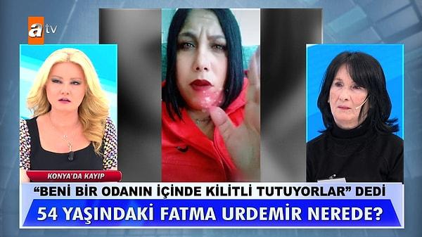 Para karşılığı erkeklere satıldığını da söyleyen Fatma Urdemir'in bu iddialarının ardından canlı yayına telefonla bağlanan birçok kişi insanlara sürekli iftira attıklarını söylemişti.