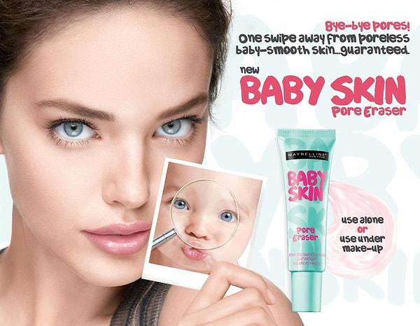 1. Maybelline New York Baby Skin Gözenek Gizleyici Makyaj Bazı