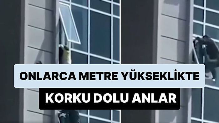 Onlarca Metre Yükseklikteki Pencereden Sarkan Çocuğu Kurtaran Pelerinsiz Kahraman