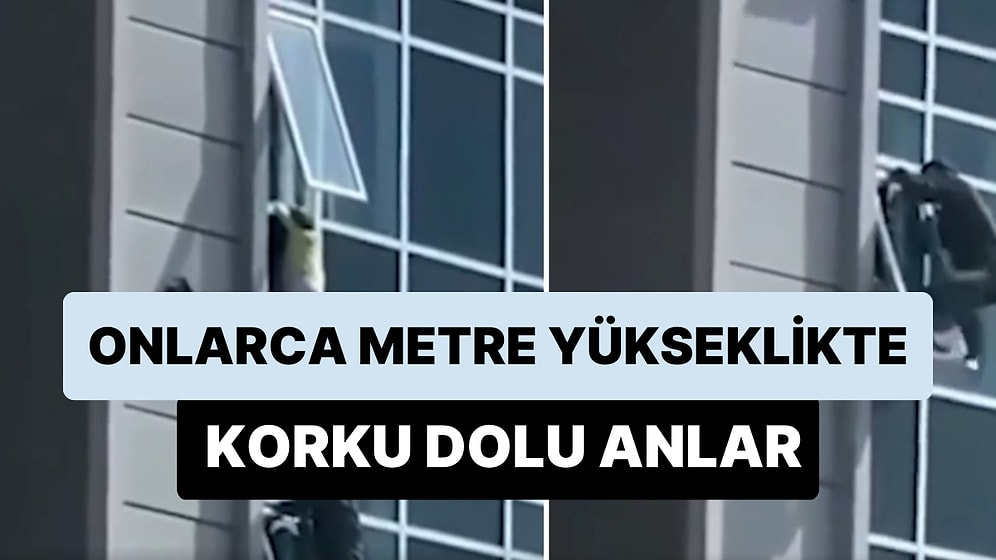Onlarca Metre Yükseklikteki Pencereden Sarkan Çocuğu Kurtaran Pelerinsiz Kahraman