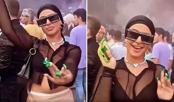 Birçok kişi Alizade'nin kafasındakini başörtüsü zannederek o dans videosuna 'İslami değerlerle dalga geçiyor' şeklinde tepki göstedi.