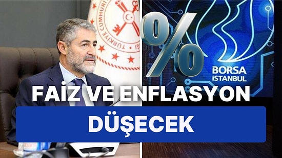 Bakan Nebati, Enflasyonda Düşüşün Devam Edeceğini Söylerken "Borsa'ya Yoğunlaştım" Dedi